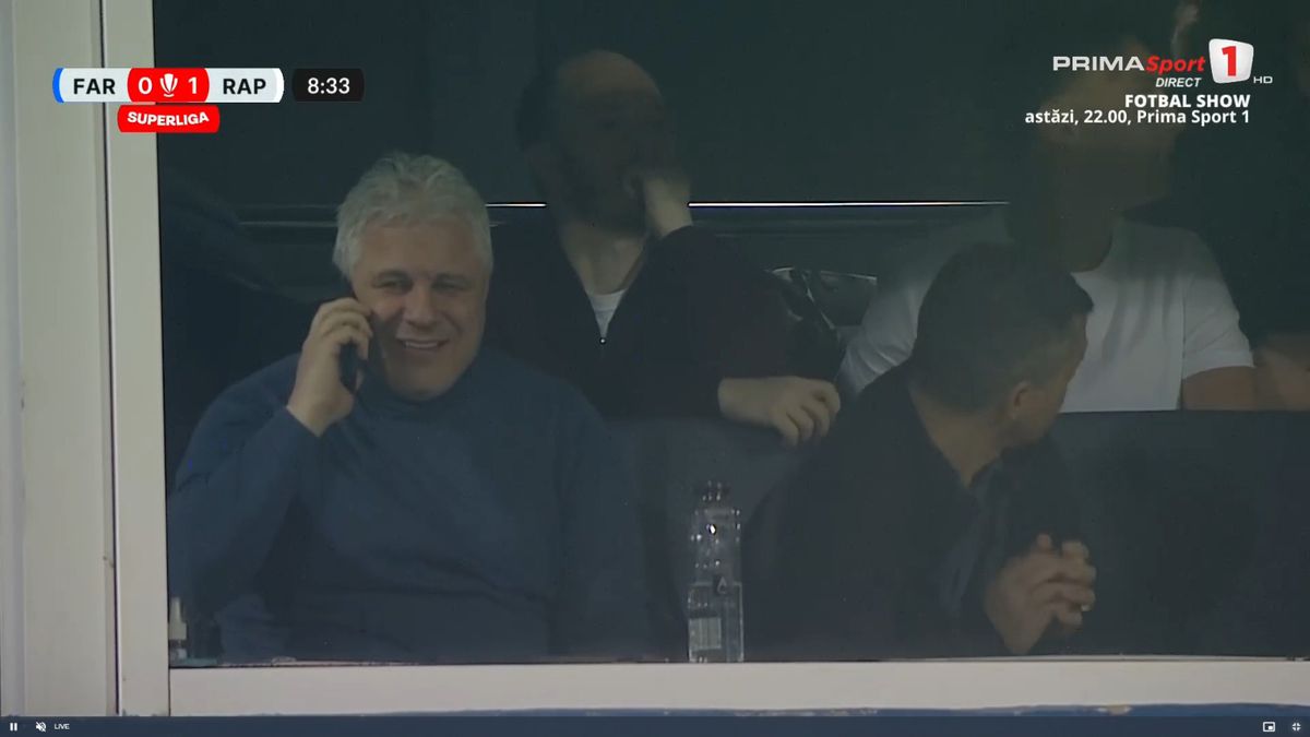 Marius Șumudică, în tribune la Farul - Rapid