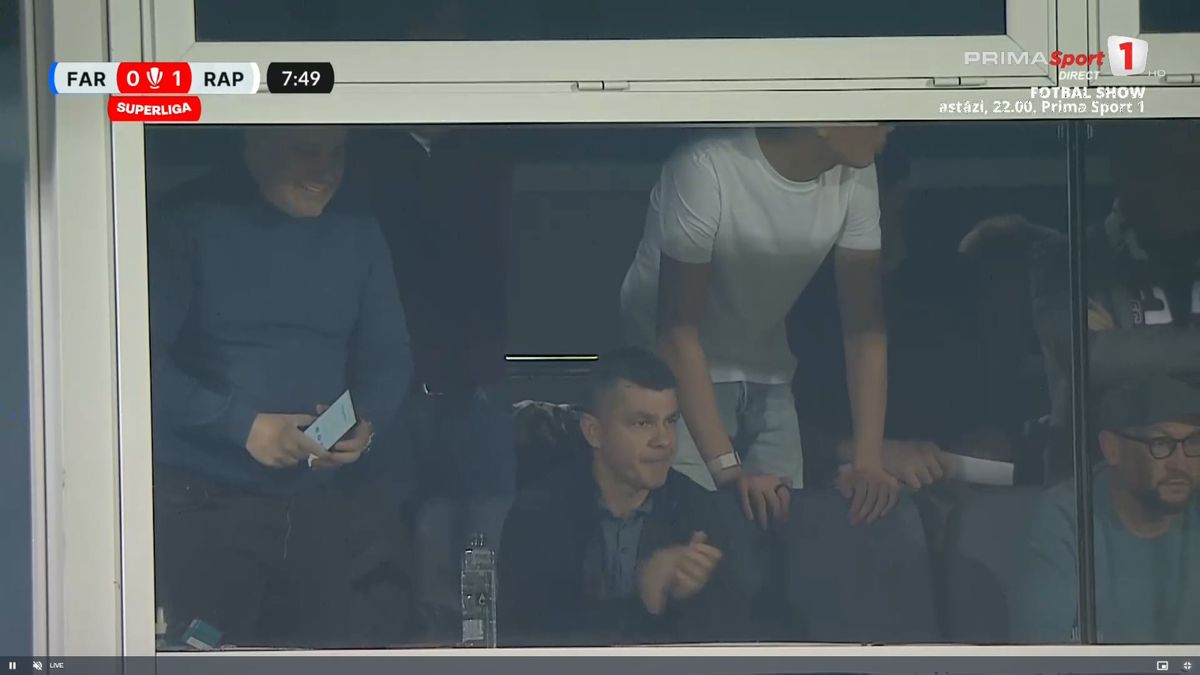 Marius Șumudică, în tribune la Farul - Rapid