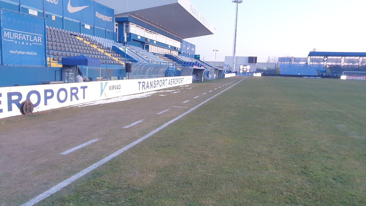 Imagini înainte de Farul - Rapid, 24.02.2025