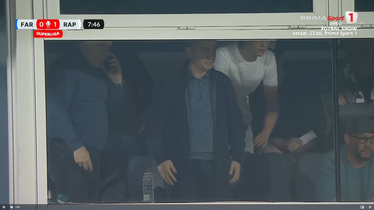 Marius Șumudică, în tribune la Farul - Rapid