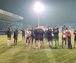 Imagini de la finalul meciului Farul - Rapid