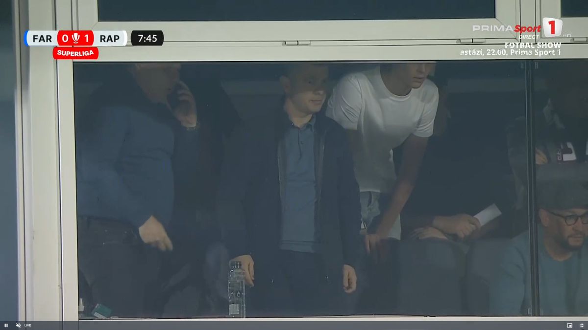 Marius Șumudică, în tribune la Farul - Rapid