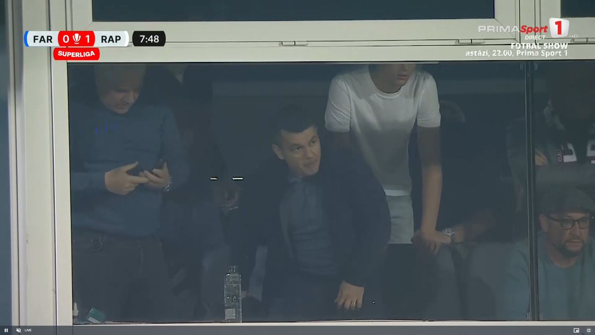 Marius Șumudică, în tribune la Farul - Rapid