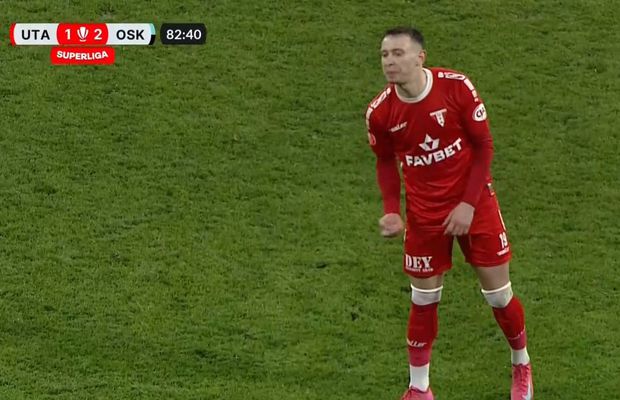 Reprobabil! Valentin Costache, gest obscen la adresa unui adversar » Camerele TV au surprins totul