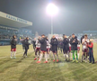 Imagini de la finalul meciului Farul - Rapid