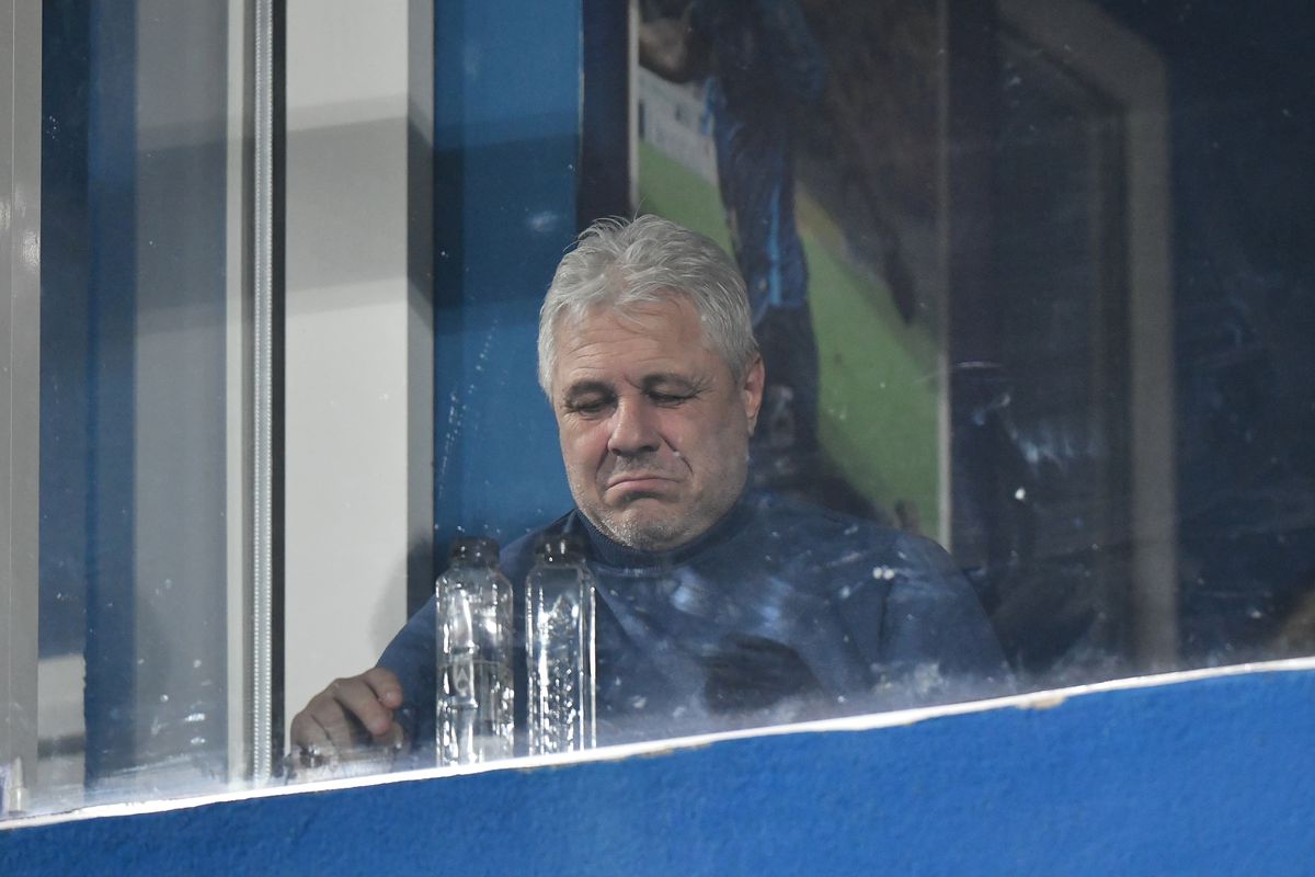 Marius Șumudică, în tribune la Farul - Rapid