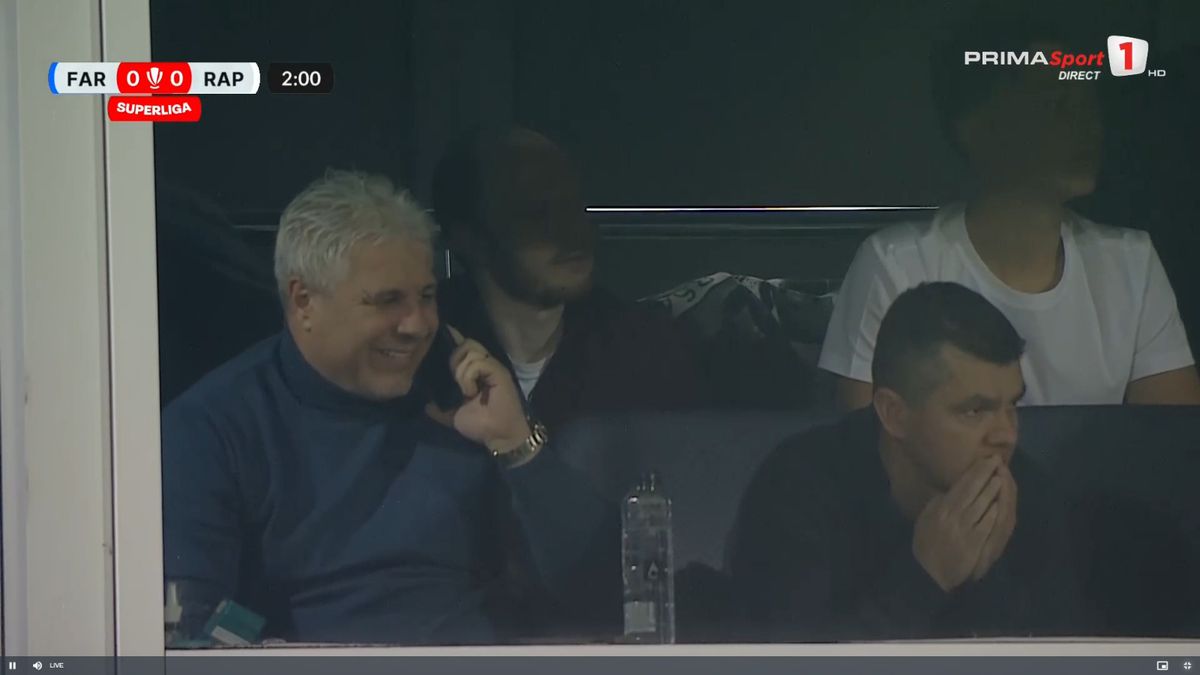 Marius Șumudică, în tribune la Farul - Rapid