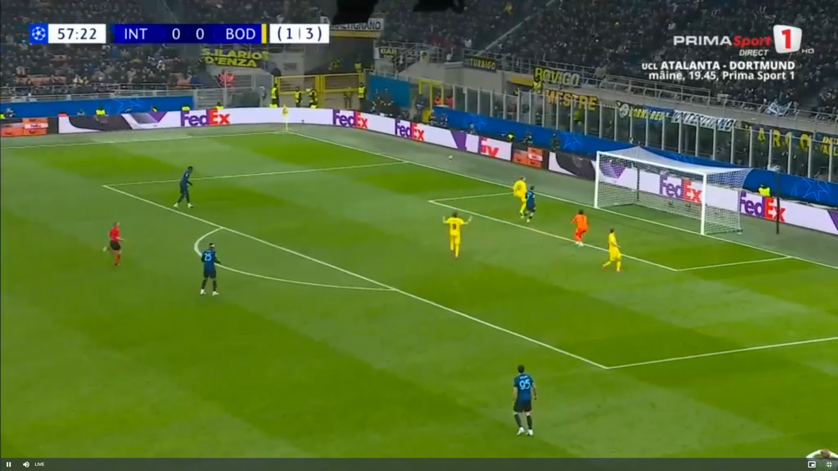 Manuel Akanji, gafă foarte mare în Inter Milano - Bodo/Glimt