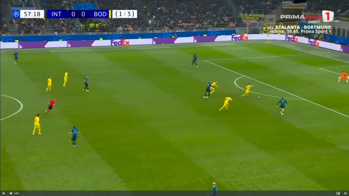 Manuel Akanji, gafă foarte mare în Inter Milano - Bodo/Glimt