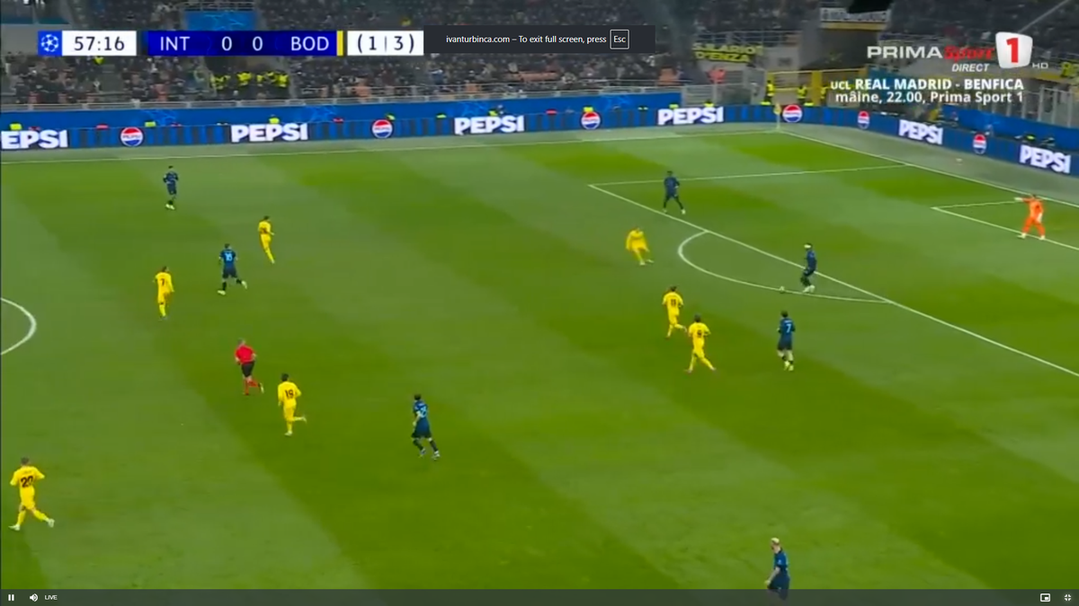 Manuel Akanji, gafă foarte mare în Inter Milano - Bodo/Glimt