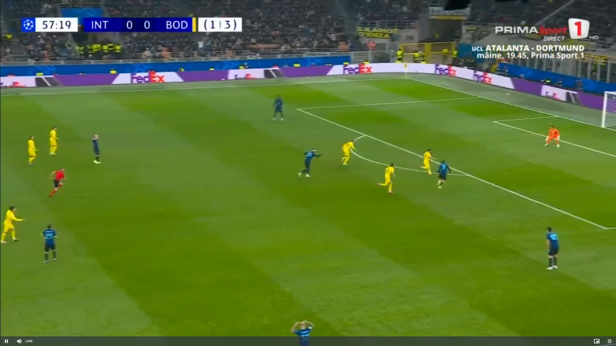 Manuel Akanji, gafă foarte mare în Inter Milano - Bodo/Glimt