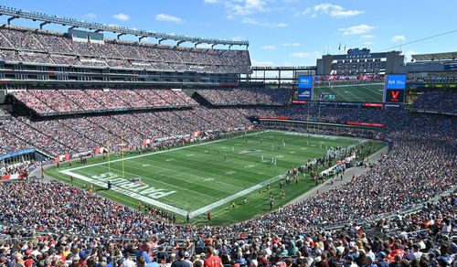 Gillette Stadium din Foxborough, Massachusetts // foto: https://www.gillettestadium.com/