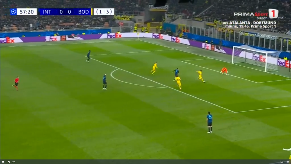 Manuel Akanji, gafă foarte mare în Inter Milano - Bodo/Glimt