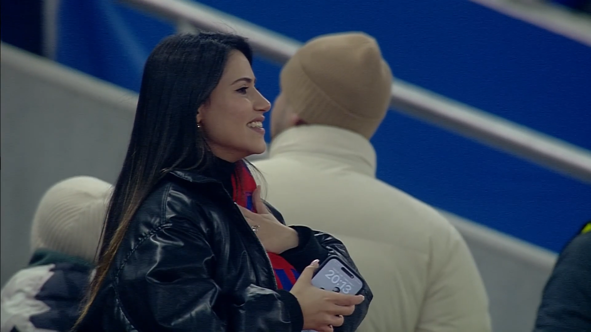 Soția titularului de la FCSB, la prima apariție pe Arena Națională » Cum a fost surprinsă în tribune