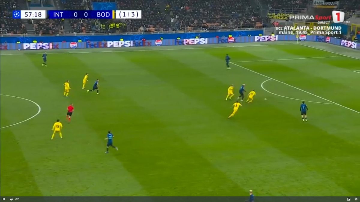 Manuel Akanji, gafă foarte mare în Inter Milano - Bodo/Glimt