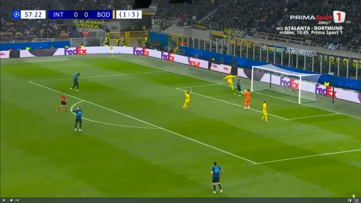 Manuel Akanji, gafă foarte mare în Inter Milano - Bodo/Glimt