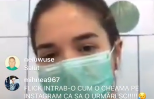 CORONAVIRUS. Româncă de 23 de ani infectată, live pe Instagram de pe patul de spital: „Sunt în acest salon de sâmbătă”
