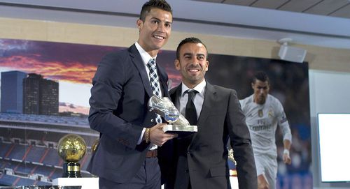 Jorge Mendes (dreapta) este impresarul lui Cristiano Ronaldo