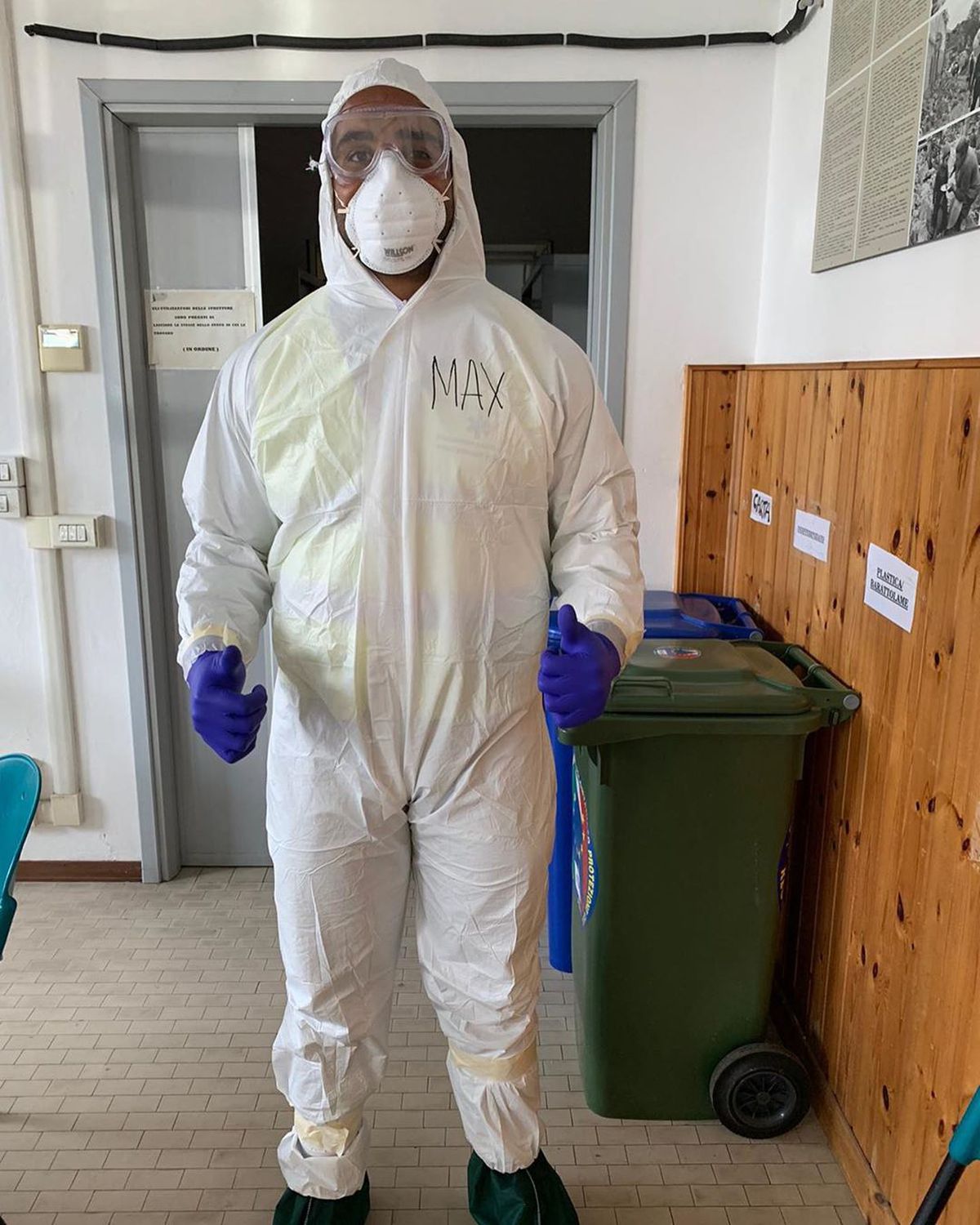 Maxime Mbanda luptă împotriva coronavirusului