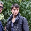 Mario Iorgulescu, alături de tatăl său, Gino Iorgulescu