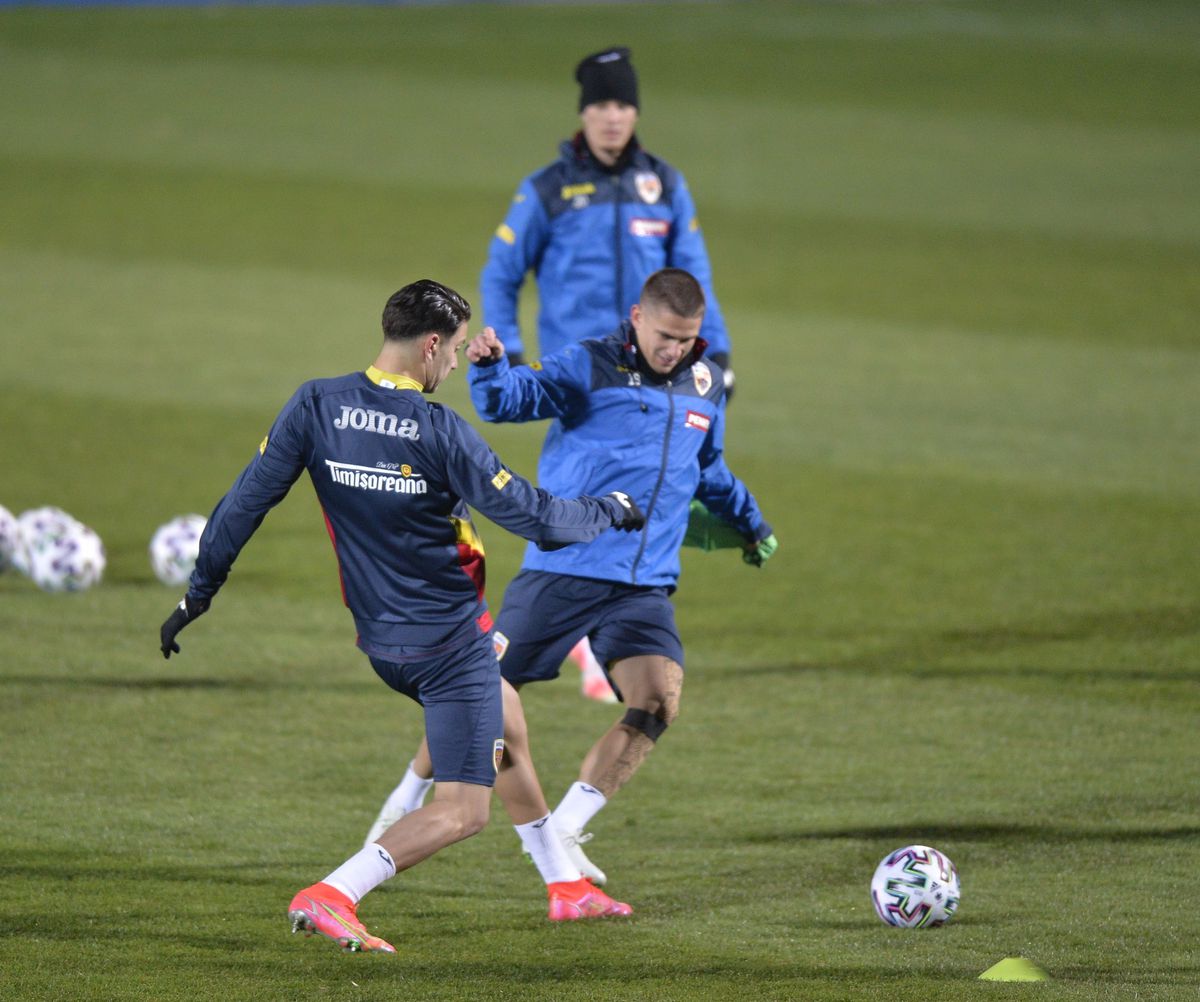 „Tricolorii”, antrenament cu zâmbetul pe buze înainte de meciul cu Macedonia de Nord