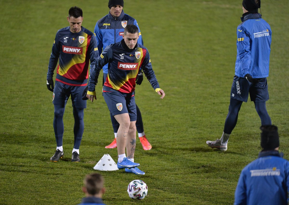 „Tricolorii”, antrenament cu zâmbetul pe buze înainte de meciul cu Macedonia de Nord