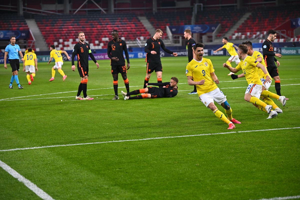 Aproape 1 milion de români cu ochii pe golul lui Ciobanu! Ce audiență a avut TVR 1 la meciul România U21 - Olanda U21