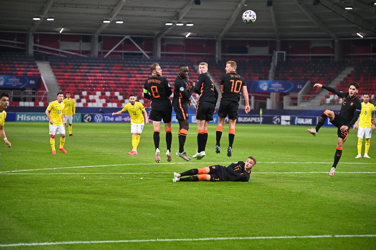 Ce frumusețe! România U21 a egalat-o pe Olanda cu o superexecuție