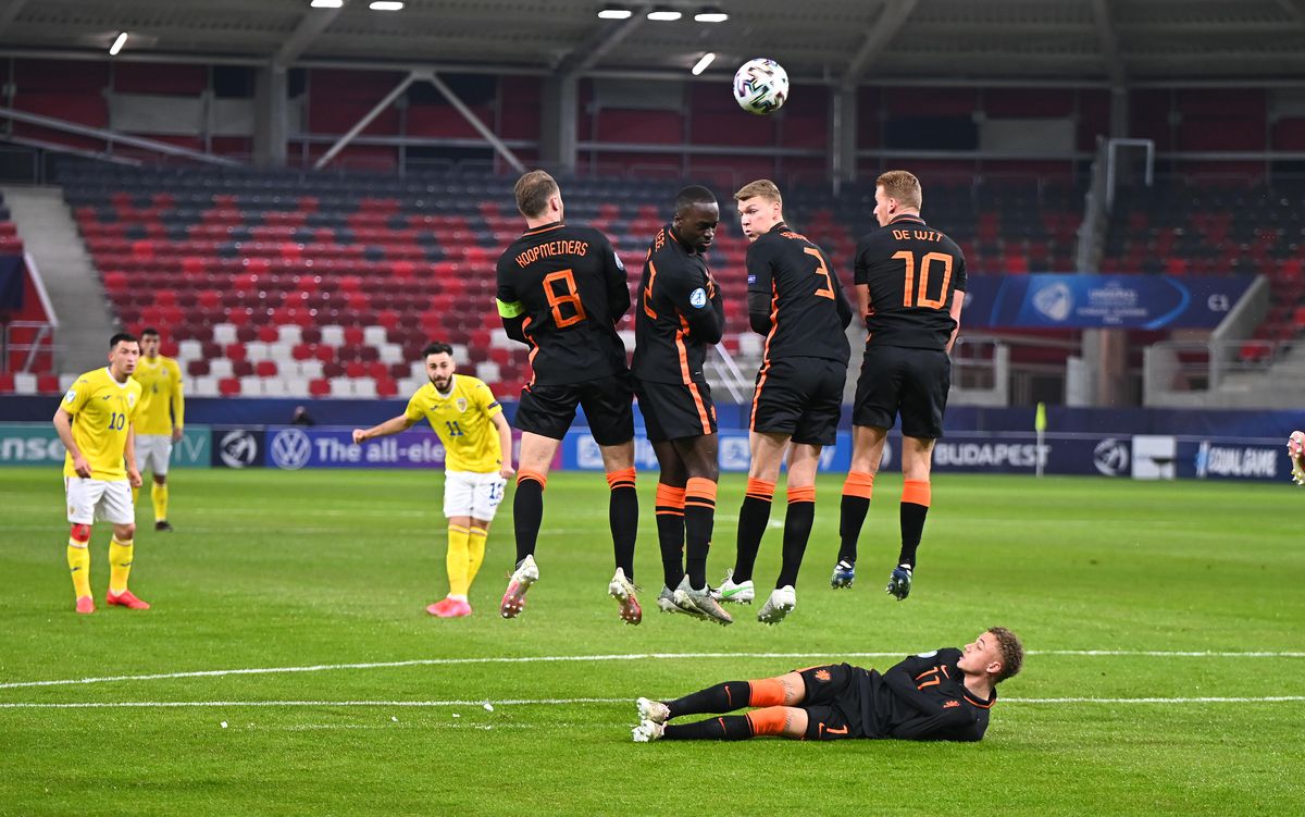 Andrei Ciobanu, gol superb în România U21 - Olanda U21