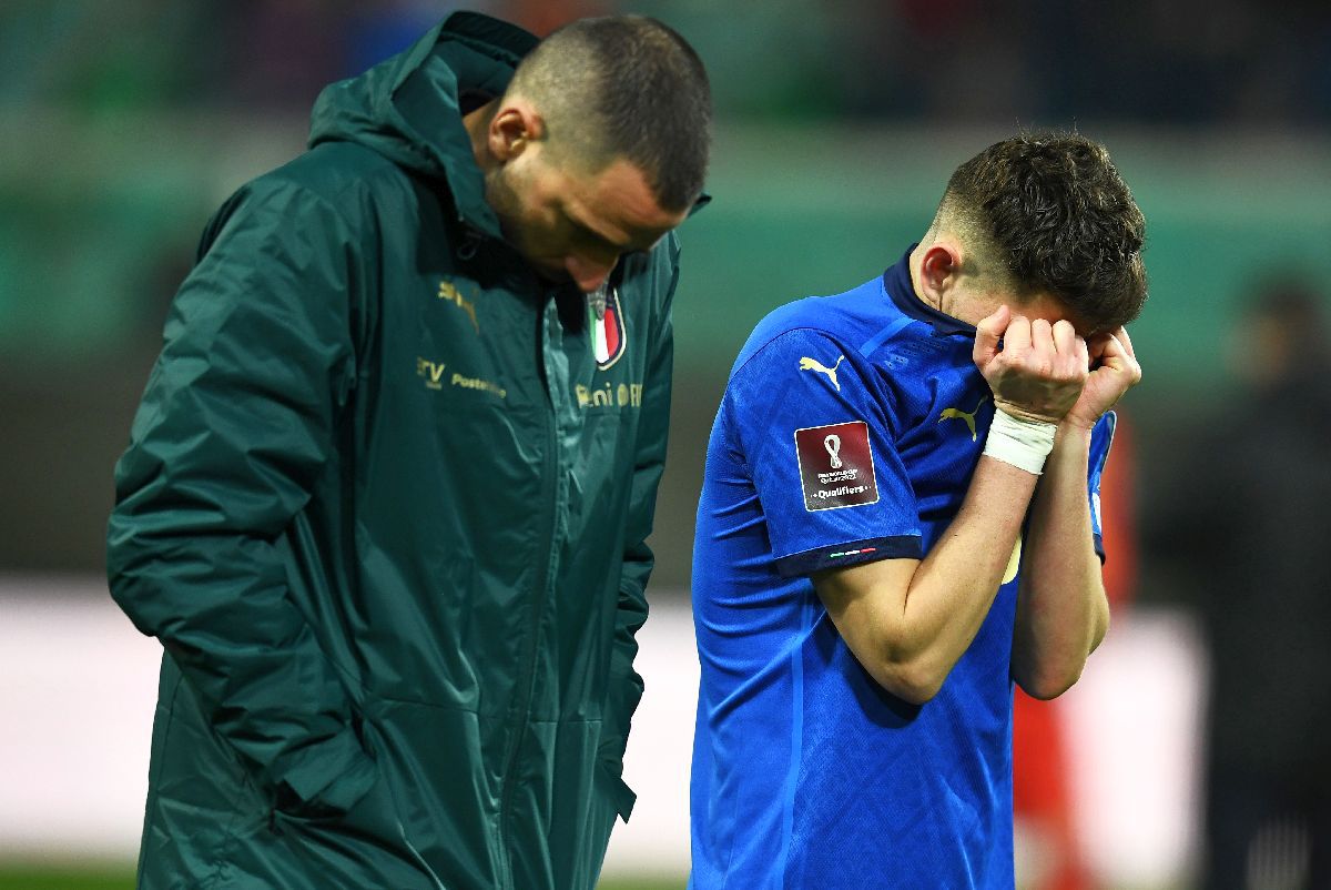 Fotbaliștii Italiei, prăbușiți după o eliminare șocantă: 15 imagini care vor rămâne în istorie