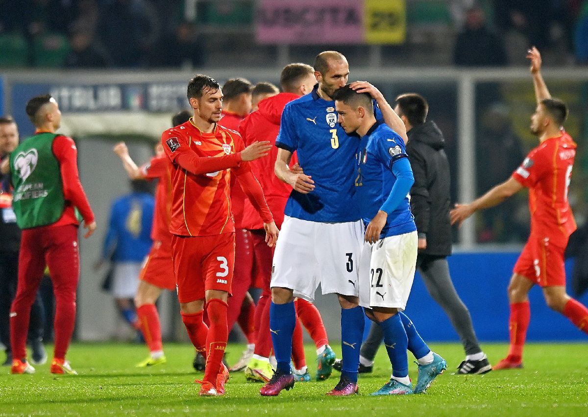 Imaginile DEZILUZIEI » Fotbaliștii Italiei, prăbușiți după o eliminare șocantă: 15 fotografii care vor rămâne în istorie