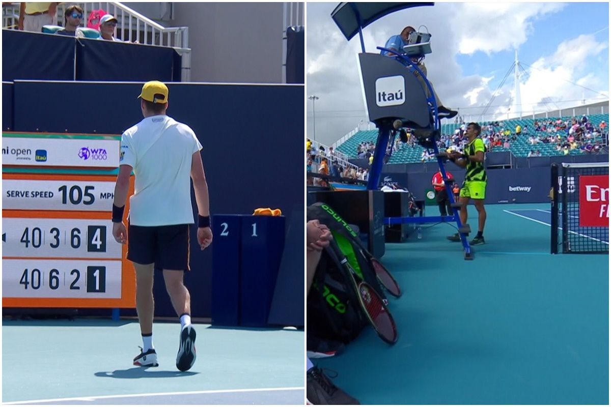 Scene reprobabile la Miami: a lovit un copil de mingi, dar nu a fost descalificat! Adversarul a răbufnit în fața arbitrului