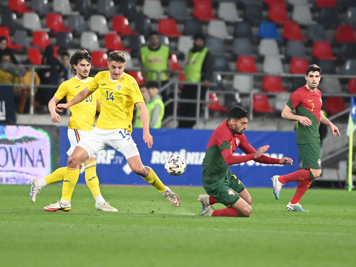 România U21 - Portugalia U21 0-2 » „Tricolorii”, neputincioși împotriva vedetelor portugheze