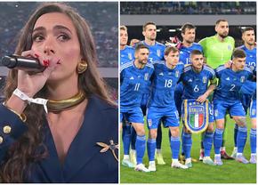 A „masacrat” imnul la Napoli! Solista italiană a izbucnit în plâns după ce a ratat interpretarea „God save The King”