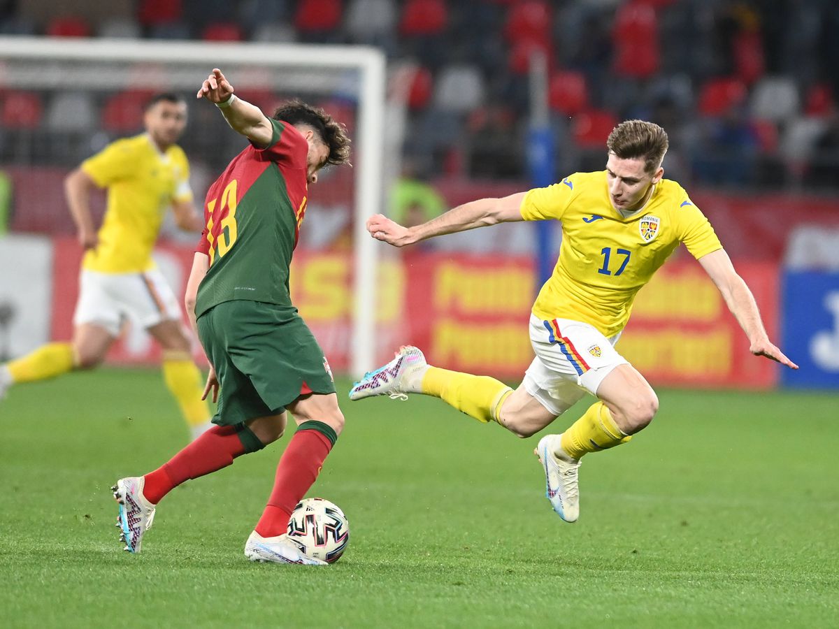 România U21 - Portugalia U21 0-2 » „Tricolorii”, neputincioși împotriva vedetelor portugheze