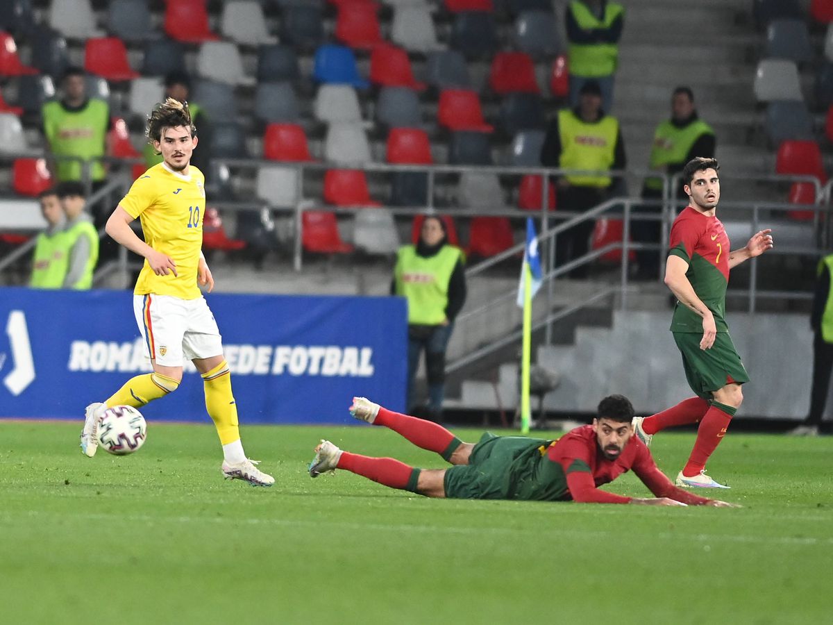 România U21 - Portugalia U21 0-2 » „Tricolorii”, neputincioși împotriva vedetelor portugheze