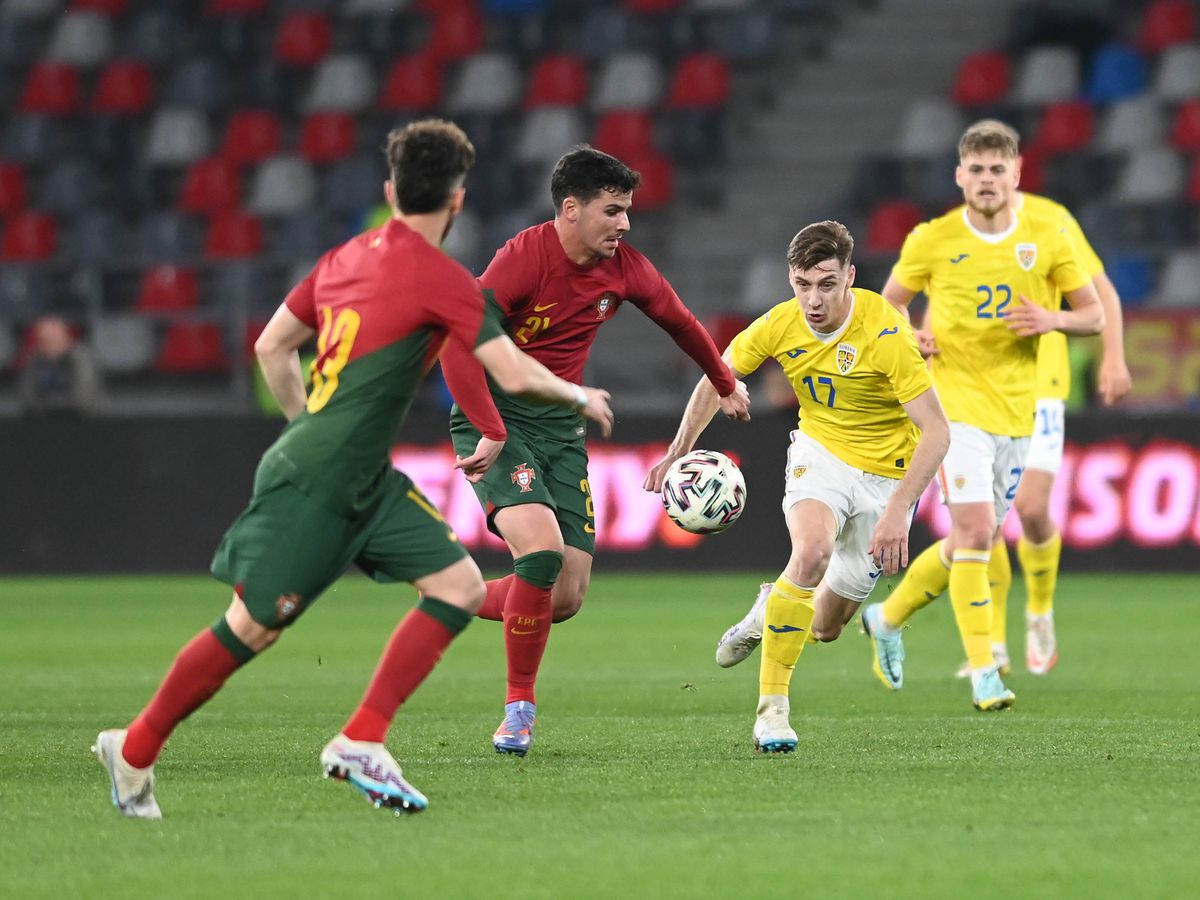 România U21 - Portugalia U21 0-2 » „Tricolorii”, neputincioși împotriva vedetelor portugheze