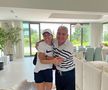 Simona Halep și-a sărbătorit tatăl și fratele