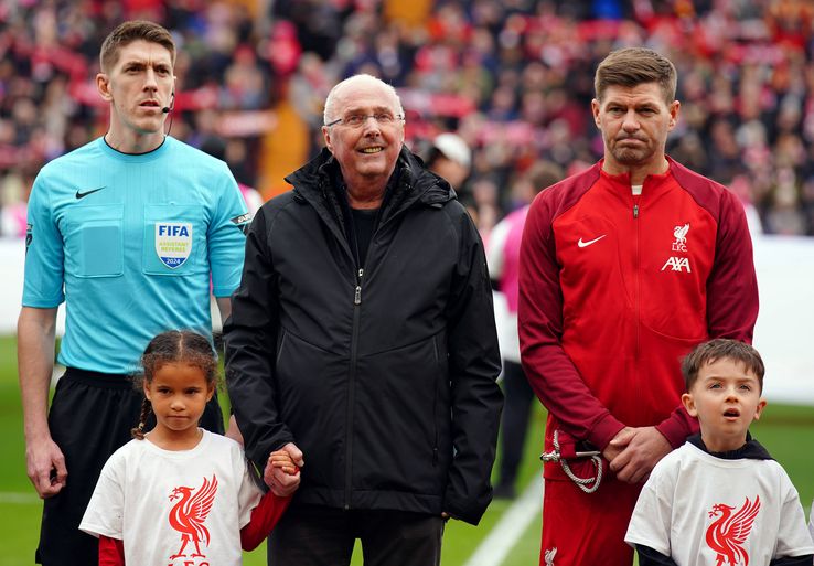 Sven-Goran Eriksson, în lacrimi pe Anfield/ foto Imago Images