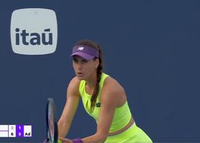 Daria Kasatkina - Sorana Cîrstea, pentru un loc în „optimile” de la Miami » Românca se desprinde în setul 2