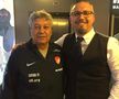 Lucian Marinescu alături de Mircea Lucescu