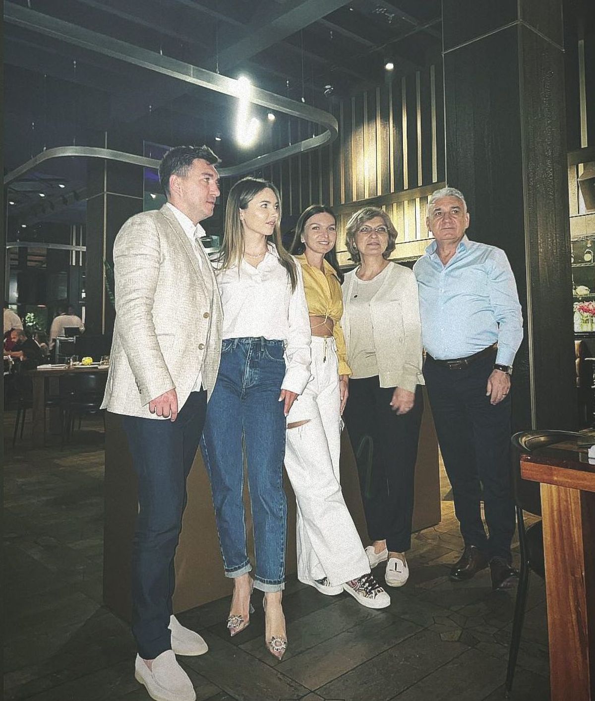 Simona Halep și-a sărbătorit tatăl și fratele