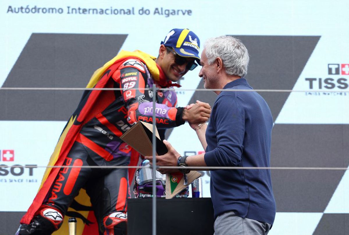Jose Mourinho a fluturat steagul de finiș la Marele Premiu al Portugaliei
