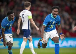 Endrick, perla de 17 ani a Braziliei, a scris istorie pe Wembley. Nu s-a întâmplat asta în 101 ani