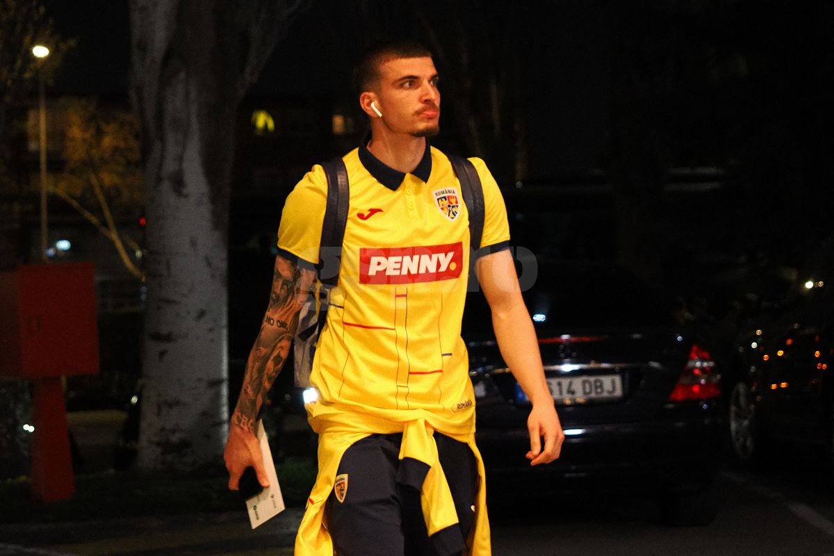 Sosire echipa naţională la hotelul din Madrid