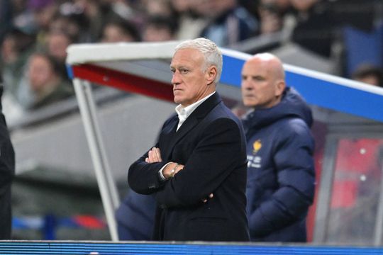 Didier Deschamps nu și-a ascuns preocuparea în timpul amicalului cu Germania / Foto: Imago