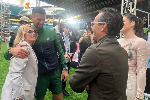 Nadia Comăneci, Novak Djokovic și Marc Anthony/Foto: Instagram