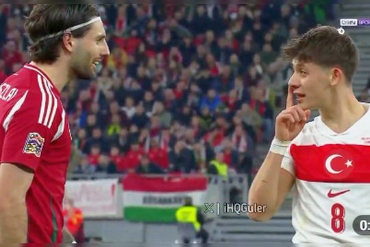 Arda Guler și gestul făcut în fața lui Dominik Szoboszlai