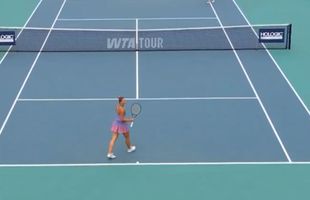 Moment inedit la turneul WTA de la Miami » Jucătoarea din Ucraina și-a umilit adversara din Rusia la minge de meci: „Sunt foarte fericită”