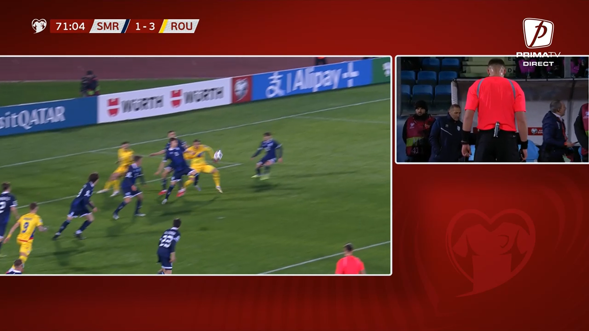 Fază controversată în San Marino - România